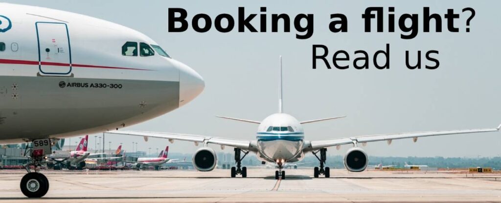 booking a flight, read us